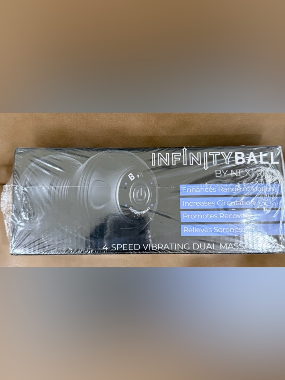 NEXTRINO Peanut Vibrating Infinity Massage Ball 4-Speed